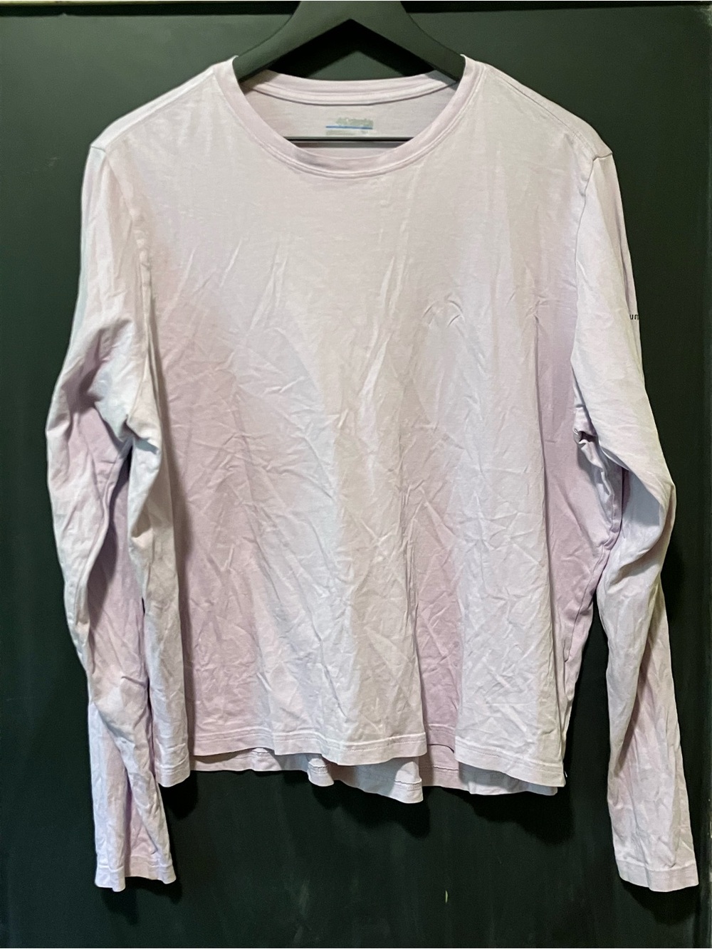 Columbia Light Purple Long Sleeve Women's Tee